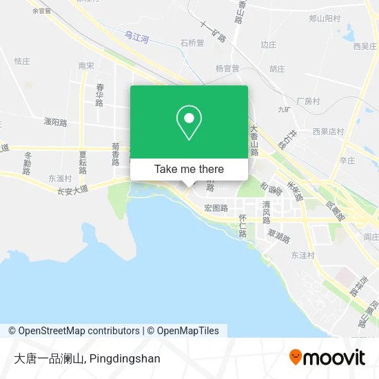 大唐一品澜山 map