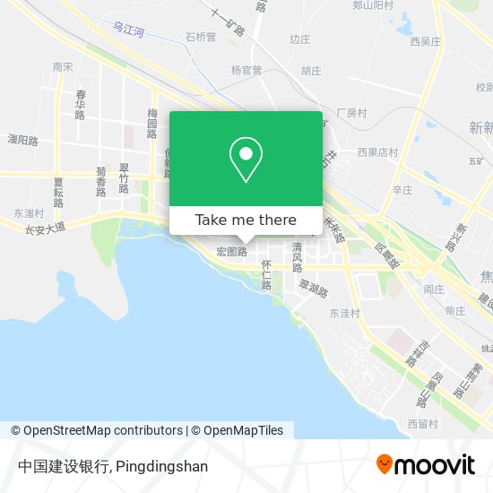 中国建设银行 map