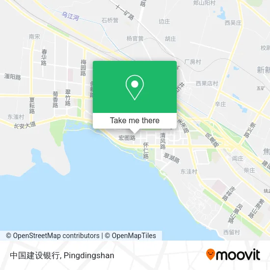 中国建设银行 map