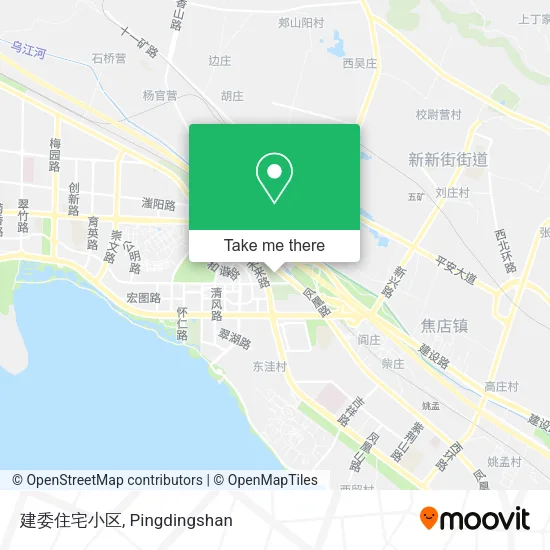 建委住宅小区 map