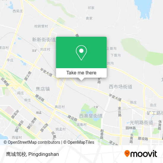鹰城驾校 map