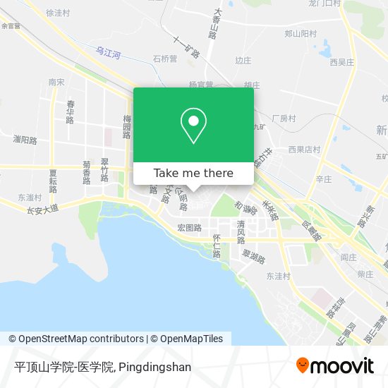 平顶山学院-医学院 map