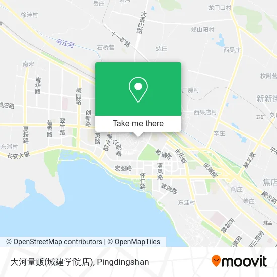 大河量贩(城建学院店) map