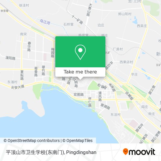 平顶山市卫生学校(东南门) map