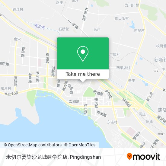 米切尔烫染沙龙城建学院店 map