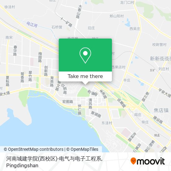 河南城建学院(西校区)-电气与电子工程系 map