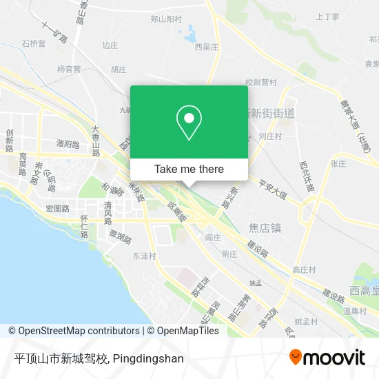 平顶山市新城驾校 map