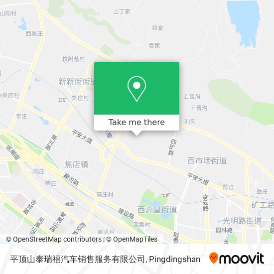 平顶山泰瑞福汽车销售服务有限公司 map