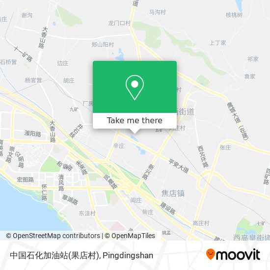 中国石化加油站(果店村) map