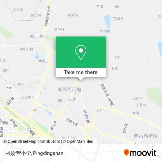 校尉营小学 map
