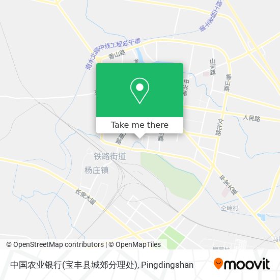 中国农业银行(宝丰县城郊分理处) map