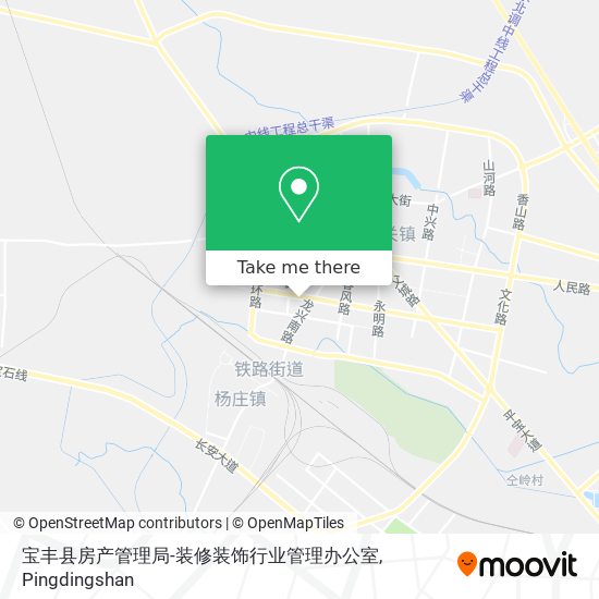 宝丰县房产管理局-装修装饰行业管理办公室 map