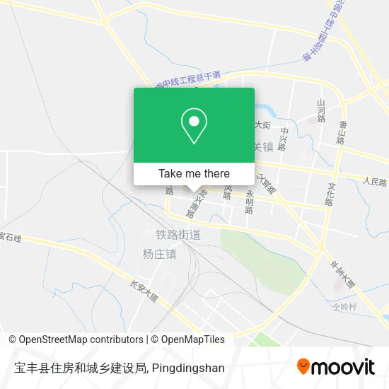宝丰县住房和城乡建设局 map