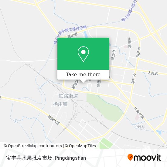 宝丰县水果批发市场 map
