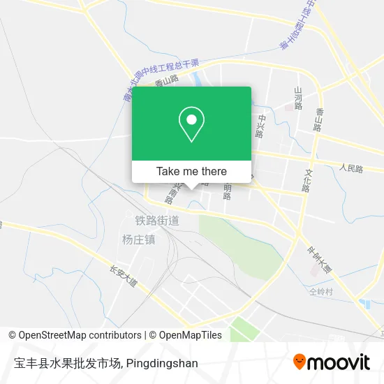 宝丰县水果批发市场 map