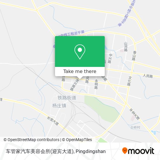 车管家汽车美容会所(迎宾大道) map