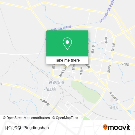 怀军汽修 map