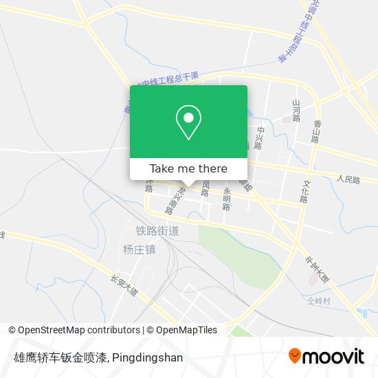 雄鹰轿车钣金喷漆 map