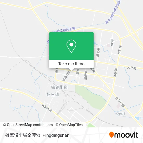 雄鹰轿车钣金喷漆 map