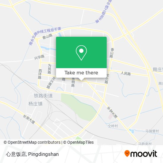 心意饭店 map