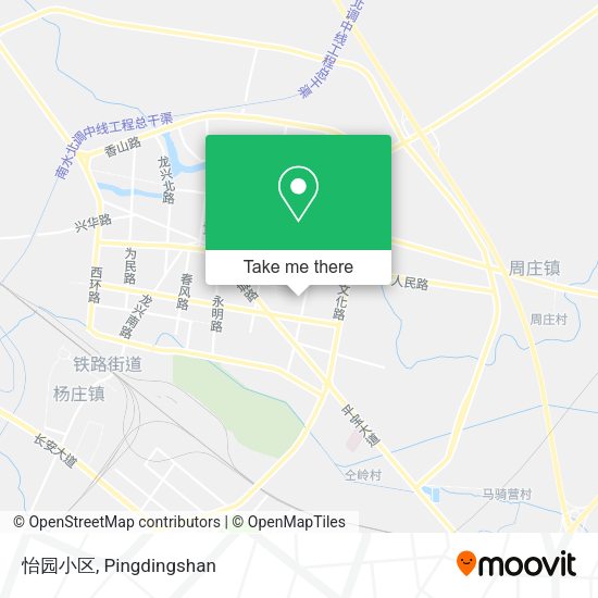 怡园小区 map