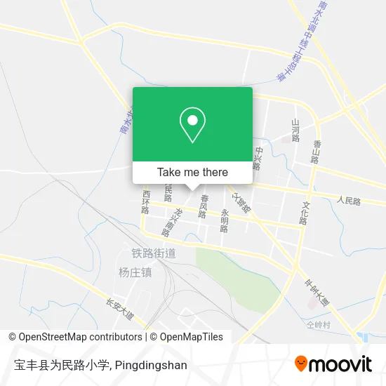 宝丰县为民路小学 map