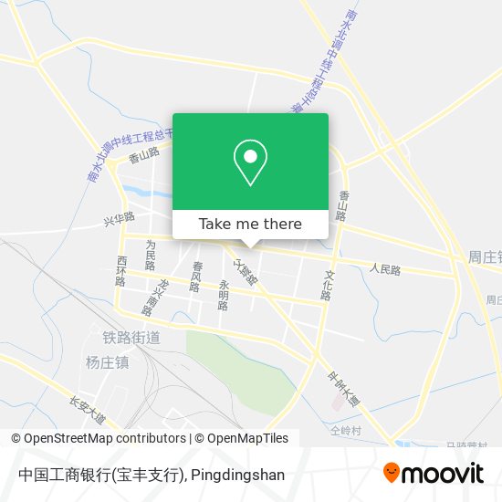 中国工商银行(宝丰支行) map