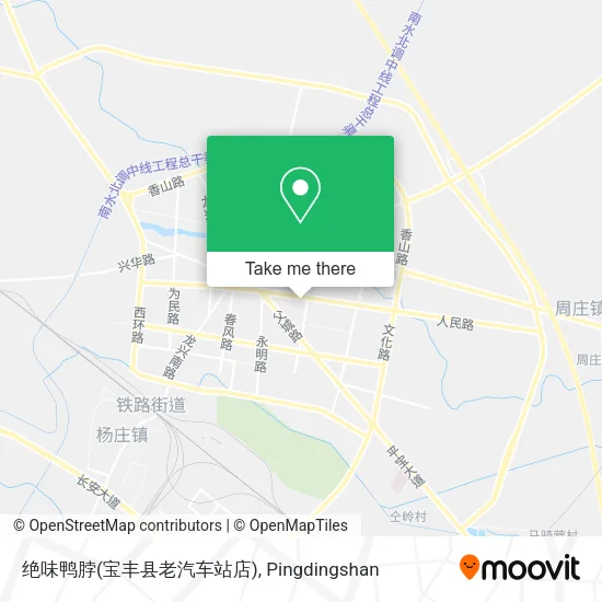 绝味鸭脖(宝丰县老汽车站店) map