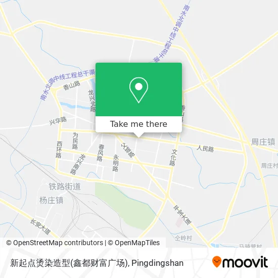 新起点烫染造型(鑫都财富广场) map