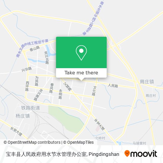 宝丰县人民政府用水节水管理办公室 map