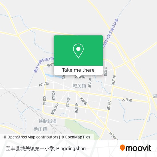 宝丰县城关镇第一小学 map