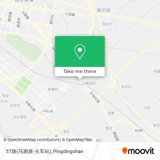 57路(马跑泉-火车站) map
