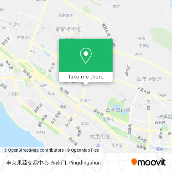 丰莱果蔬交易中心-东南门 map