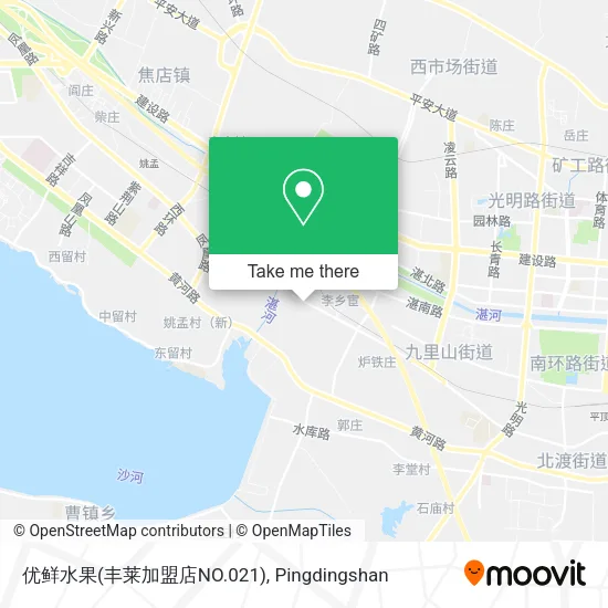 优鲜水果(丰莱加盟店NO.021) map