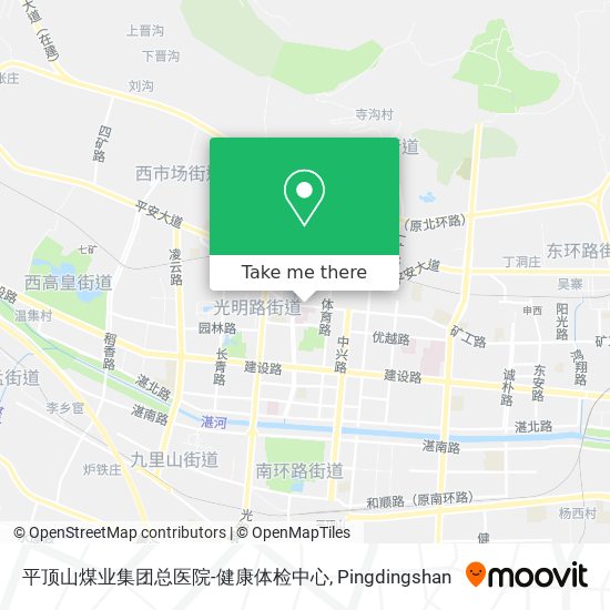 平顶山煤业集团总医院-健康体检中心 map