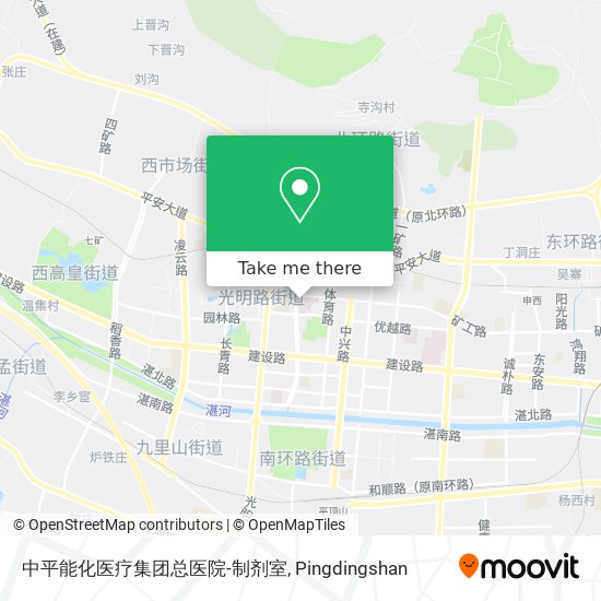 中平能化医疗集团总医院-制剂室 map