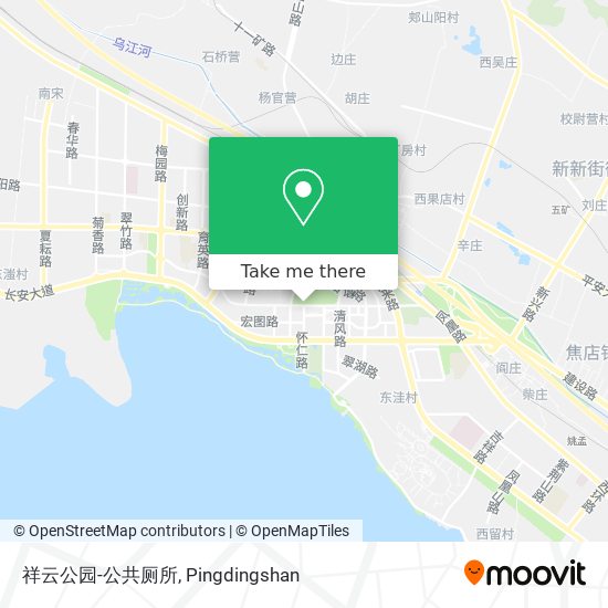 祥云公园-公共厕所 map