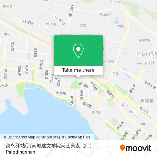 菜鸟驿站(河南城建文学院尚艺美发北门) map