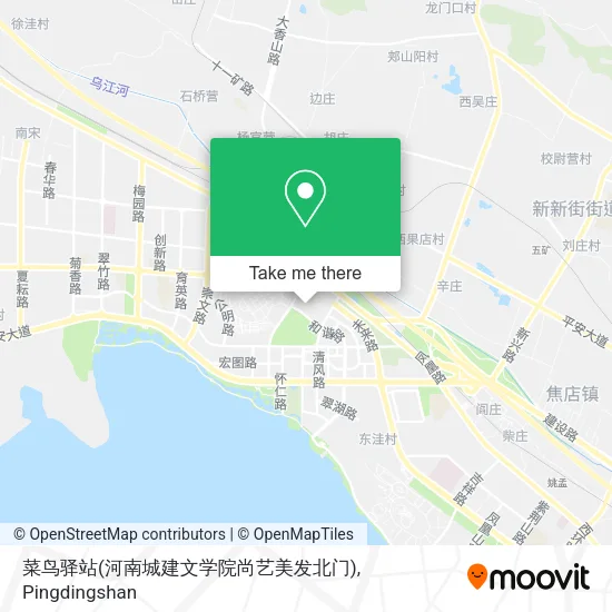 菜鸟驿站(河南城建文学院尚艺美发北门) map