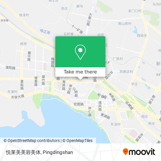 悦莱美美容美体 map