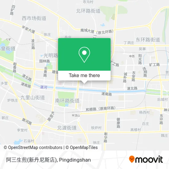 阿三生煎(新丹尼斯店) map