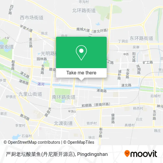 严厨老坛酸菜鱼(丹尼斯开源店) map