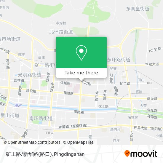 矿工路/新华路(路口) map