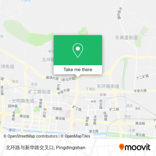 北环路与新华路交叉口 map
