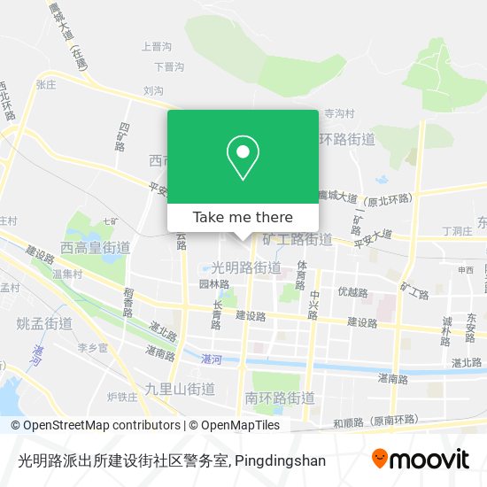 光明路派出所建设街社区警务室 map