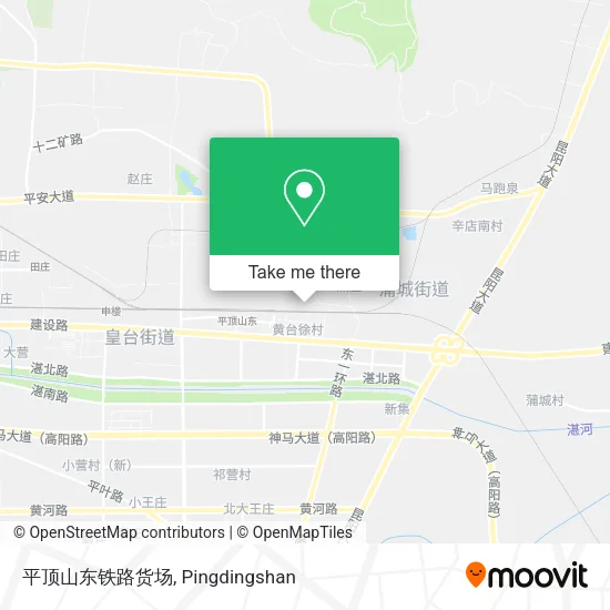 平顶山东铁路货场 map