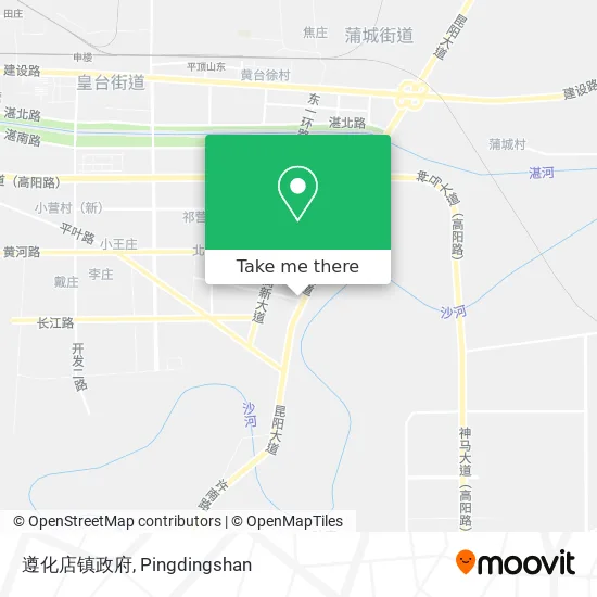 遵化店镇政府 map