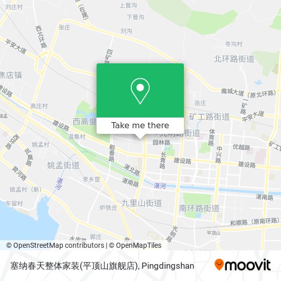 塞纳春天整体家装(平顶山旗舰店) map