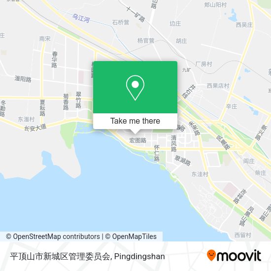 平顶山市新城区管理委员会 map