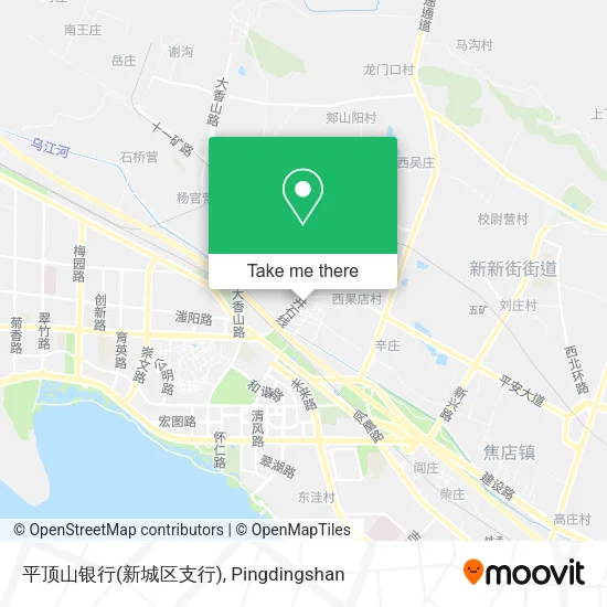 平顶山银行(新城区支行) map